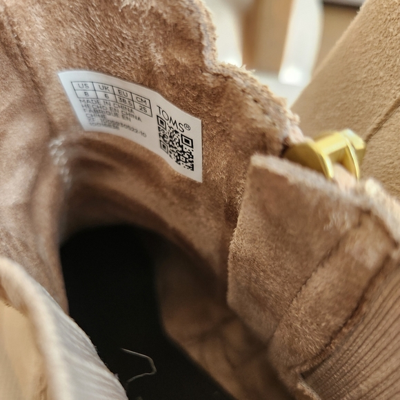 Toms Sadie tan wedge boot - Picture 7 of 8